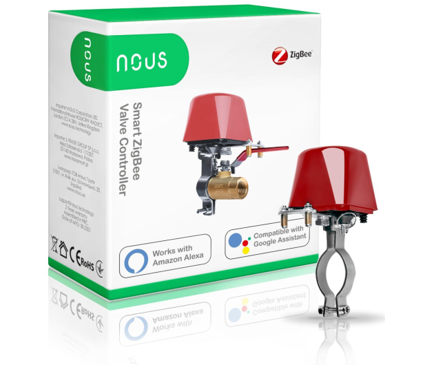 NOUS Inteligentny Sterownik Zaworu LZ3 ZigBee - 739752 - zdjęcie 2